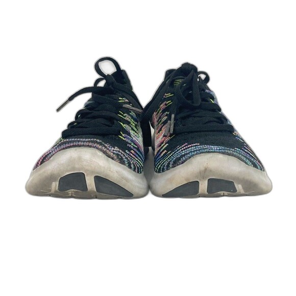Nike Free RN Flyknit - Women's Sz 7 - Rainbow Running/Jogging Shoes - 831070-003 - Picture 2 of 10